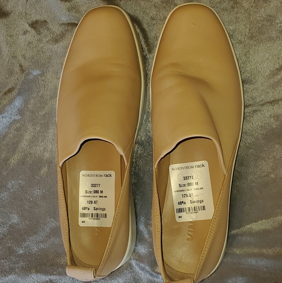 Vince Camuto Leather Platform Sneaker sz 8 - Picture 3 of 7